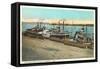 Levee, Memphis, Tennessee-null-Framed Stretched Canvas