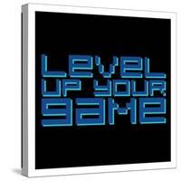 Level Up Black-Milli Villa-Stretched Canvas