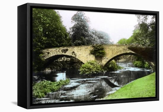 Leven's Bridge, Kendal, Cumbria, 1926-null-Framed Stretched Canvas