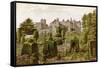 Levens Hall, Cumbria, an Elizabethan Mansion Famous for its Topiary Garden-null-Framed Stretched Canvas