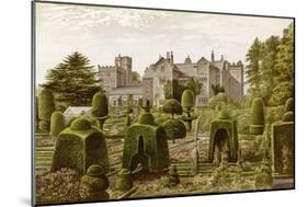 Levens Hall, Cumbria, an Elizabethan Mansion Famous for its Topiary Garden-null-Mounted Art Print