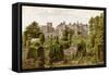 Levens Hall, Cumbria, an Elizabethan Mansion Famous for its Topiary Garden-null-Framed Stretched Canvas