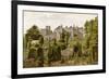 Levens Hall, Cumbria, an Elizabethan Mansion Famous for its Topiary Garden-null-Framed Premium Giclee Print