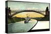 Levensau, Blick Auf Die Hochbrücke, Dampfer, Ufer-null-Stretched Canvas