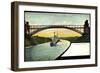 Levensau, Blick Auf Die Hochbrücke, Dampfer, Ufer-null-Framed Giclee Print