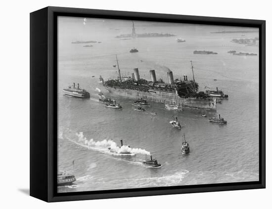 Leviathan Entering Harbor-null-Framed Stretched Canvas
