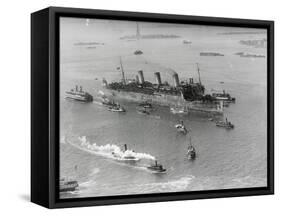 Leviathan Entering Harbor-null-Framed Stretched Canvas