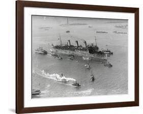 Leviathan Entering Harbor-null-Framed Photographic Print