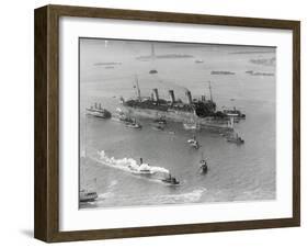 Leviathan Entering Harbor-null-Framed Photographic Print