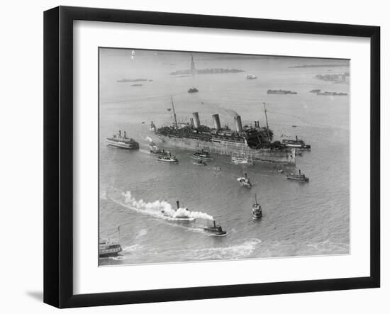 Leviathan Entering Harbor-null-Framed Photographic Print