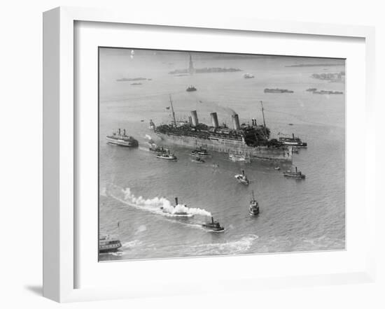 Leviathan Entering Harbor-null-Framed Photographic Print
