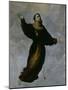 Levitation of St. Francis-Francisco de Zurbaran-Mounted Giclee Print