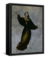 Levitation of St. Francis-Francisco de Zurbaran-Framed Stretched Canvas