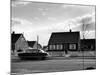 Levittown House and Nash Auto Belonging to Aircraft Worker Peggy Brown, Husband Ralph and Family-Walker Evans-Mounted Photographic Print