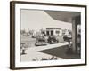 Levittown, N.Y. Corner Store across the Street from a Gas Station-null-Framed Photo