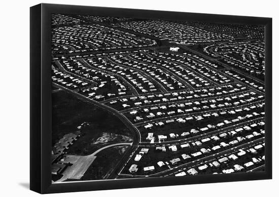 Levittown, Pennsylvania (Aerial View, 1959) Art Poster Print-null-Framed Poster