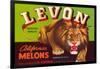 Levon Melons Label-null-Framed Art Print