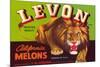 Levon Melons Label-null-Mounted Premium Giclee Print