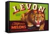 Levon Melons Label-null-Framed Stretched Canvas