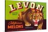 Levon Melons Label-null-Stretched Canvas