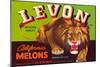 Levon Melons Label-null-Mounted Art Print