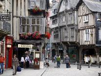 Half Timbered Houses in the Old Town of Dinan, Brittany, France, Europe-Levy Yadid-Photographic Print