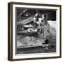 Lew Ayres Treating Wounded Japanese Prisoner in Leyte Cathederal Turned into Hospital, 1944-W^ Eugene Smith-Framed Photographic Print