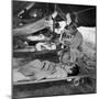 Lew Ayres Treating Wounded Japanese Prisoner in Leyte Cathederal Turned into Hospital, 1944-W^ Eugene Smith-Mounted Photographic Print