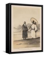 Lew Chew Costumes, Middle Class, 1855-Wilhelm Joseph Heine-Framed Stretched Canvas