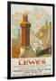 Lewes, Poster Advertising Southern Railway-Gregory Brown-Framed Giclee Print