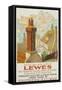 Lewes, Poster Advertising Southern Railway-Gregory Brown-Framed Stretched Canvas