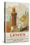 Lewes, Poster Advertising Southern Railway-Gregory Brown-Stretched Canvas