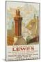 Lewes, Poster Advertising Southern Railway-Gregory Brown-Mounted Giclee Print