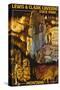 Lewis and Clark Caverns State Park, Montana-Lantern Press-Stretched Canvas