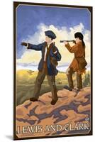 Lewis and Clark Exploring the West-Lantern Press-Mounted Art Print