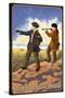 Lewis and Clark Exploring the West-Lantern Press-Stretched Canvas