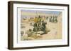 Lewis and Clark, from Colliers Magazine, Pub. 1906 (Colour Litho)-Frederic Remington-Framed Giclee Print