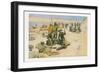 Lewis and Clark, from Colliers Magazine, Pub. 1906 (Colour Litho)-Frederic Remington-Framed Giclee Print