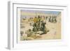 Lewis and Clark, from Colliers Magazine, Pub. 1906 (Colour Litho)-Frederic Remington-Framed Giclee Print