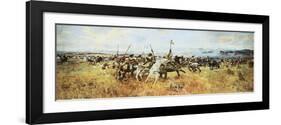 Lewis and Clark Meeting The Flatheads-Charles Marion Russell-Framed Art Print