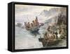 Lewis and Clark on the Lower Columbia-Charles Marion Russell-Framed Stretched Canvas