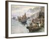 Lewis and Clark on the Lower Columbia-Charles Marion Russell-Framed Art Print