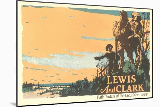 Lewis and Clark, Pathfinders-null-Mounted Giclee Print