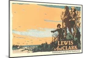 Lewis and Clark, Pathfinders-null-Mounted Giclee Print