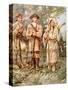 Lewis and Clark with Sacagawea-Edgar Samuel Paxson-Stretched Canvas