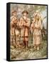 Lewis and Clark with Sacagawea-Edgar Samuel Paxson-Framed Stretched Canvas