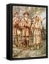 Lewis and Clark with Sacagawea-Edgar Samuel Paxson-Framed Stretched Canvas
