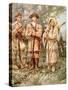 Lewis and Clark with Sacagawea-Edgar Samuel Paxson-Stretched Canvas