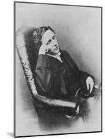 Lewis Carroll alias Charles Lutwidge Dodgson, English Mathematician, Clergyman and Writer-null-Mounted Photographic Print