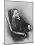 Lewis Carroll alias Charles Lutwidge Dodgson, English Mathematician, Clergyman and Writer-null-Mounted Photographic Print